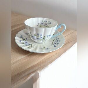 Vintage Rare Shelley English Bone China tea cup and saucer Excellent condition